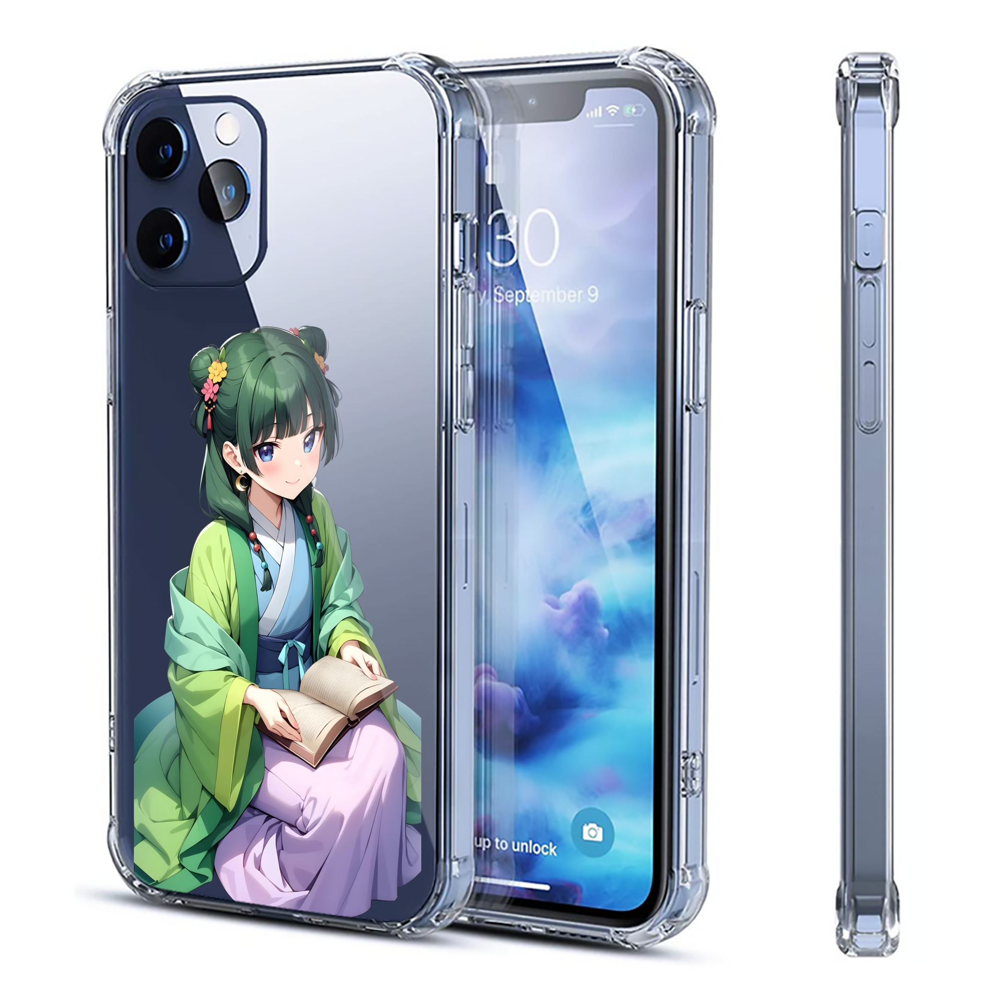 （画像用） 薬屋のひとりごと The Apothecary Diaries 【iPhone 12シリーズ対応】透明スマホケース（クリアソフトケース）